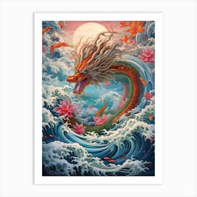 Dragon Traditional Chinese Style 3 Art Print
