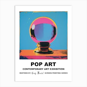 Poster Crystal Ball Pop Art 2 Art Print