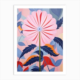 Everlasting Flower 1 Hilma Af Klint Inspired Pastel Flower Painting Art Print