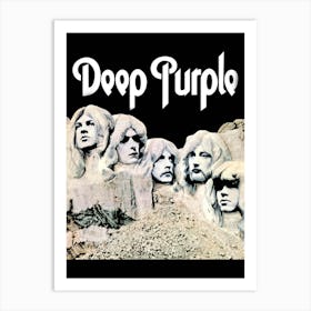 deep purple hard rock band music Art Print