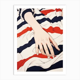 Girl'S Hand Art Print