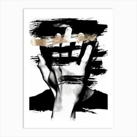 Black And White Painting 3 Art Print