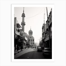 Tehran, Iran, Black And White Old Photo 3 Art Print