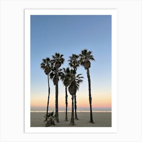 Santa Monica at 5:47am Art Print