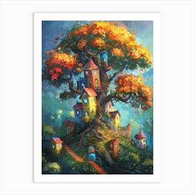 Tree House Art Print