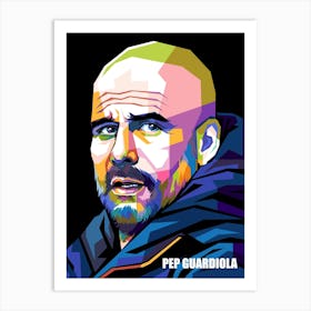 Joseph Guardiola Wpap Pop Art Style Art Print