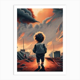 Boy Who Cried Wolf Art Print