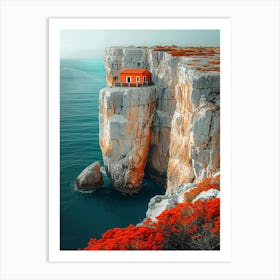 House On The Cliff Art Print