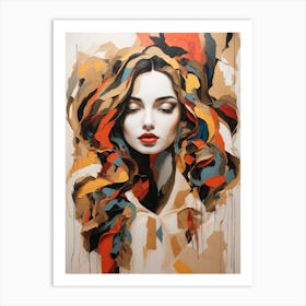 Beautiful Woman Art Print