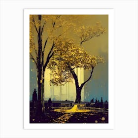 Tree In The Park Art Print