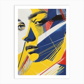 'The Face Of A Woman' 6 Art Print