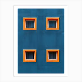 Windows Of A Building 2 Art Print