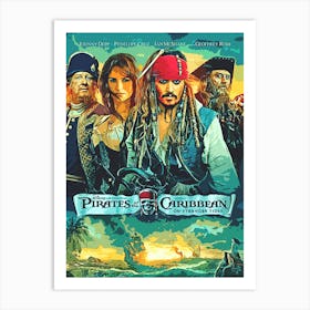 Pirates of the Caribbean 2 Art Print