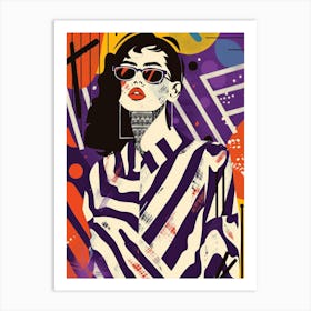 Abstract Fashion Illustration Art Print