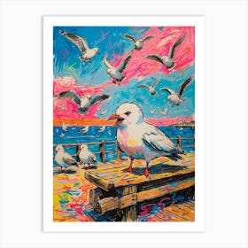 Seagulls 3 Art Print