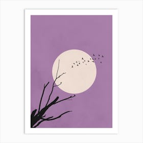 Moon in the Sky 1 Art Print