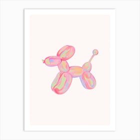 Balloon Poodle 1 Art Print