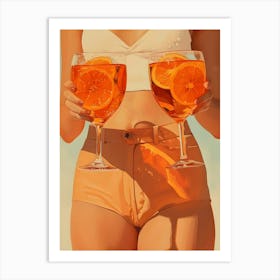 Orange Juice Art Print