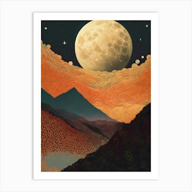 Full Moon In The Sky 1 Art Print