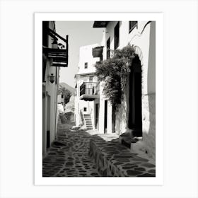 Bodrum, Turkey, Mediterranean Black And White Photography Analogue 3 Art Print