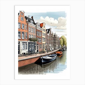 Amsterdam Canals 1 Art Print