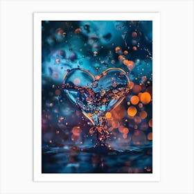 Heart Of Water Art Print