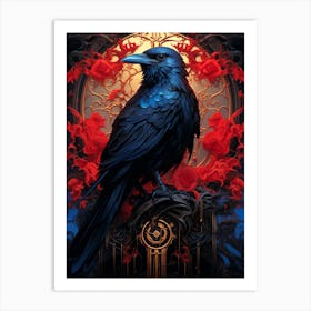 Crow Art Art Print