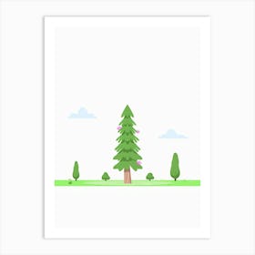 Tree In The Park Art Print