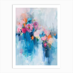 Abstract Floral Canvas Print 3 Art Print