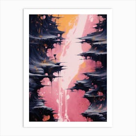 'Sunrise' Abstract Art Art Print