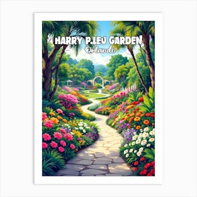 Harry P.lus Garden Orlando Art Print