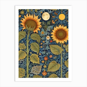 William Morris Sunflowers Art Print