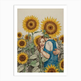 Sunflowers 21 Art Print