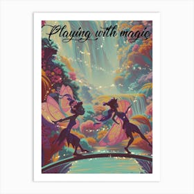 Playing With Magic Art Print