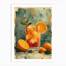 Tequila Cocktail 18 Art Print