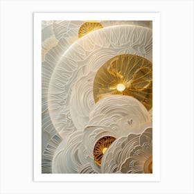 Shabby Chic sun Art Print