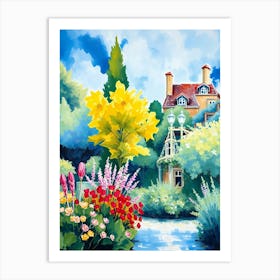 Garden Painting Art Print