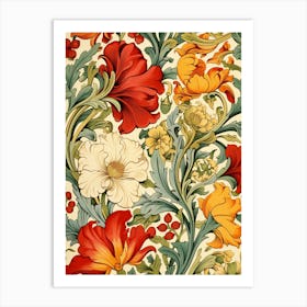 Floral Pattern 73 Art Print