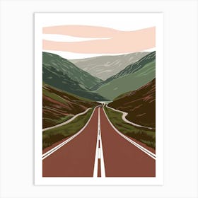 Road To Scotland 1 Art Print