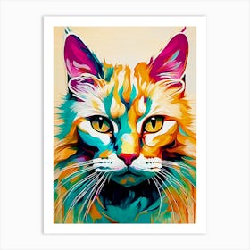 Galactic Cat Art Print