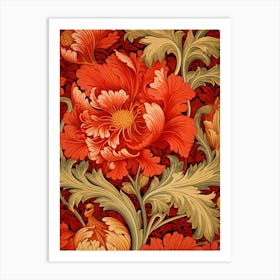 Victorian Wallpaper Art Print