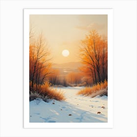 Winter Landscape Art Print