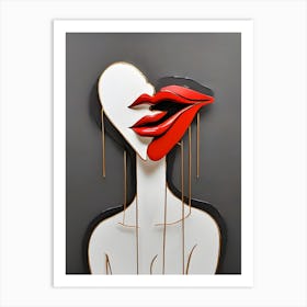 Lipss Art Print