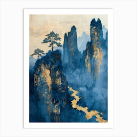 Chinese Landscape Canvas Print Art Print