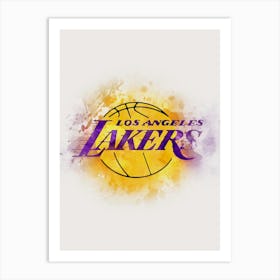 Los Angeles Lakers 3 Art Print