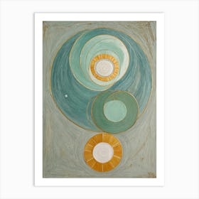 The Abstract Circles Art Print