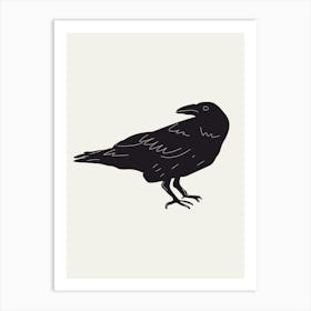 Crow Halloween Poster Art Print