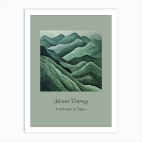 Landscapes Of Japan Mount Tsurugi 33 Art Print
