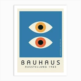 Bauhaus eye exhibiton poster Art Print