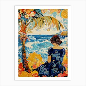 Hawaiian Girl 4 Art Print